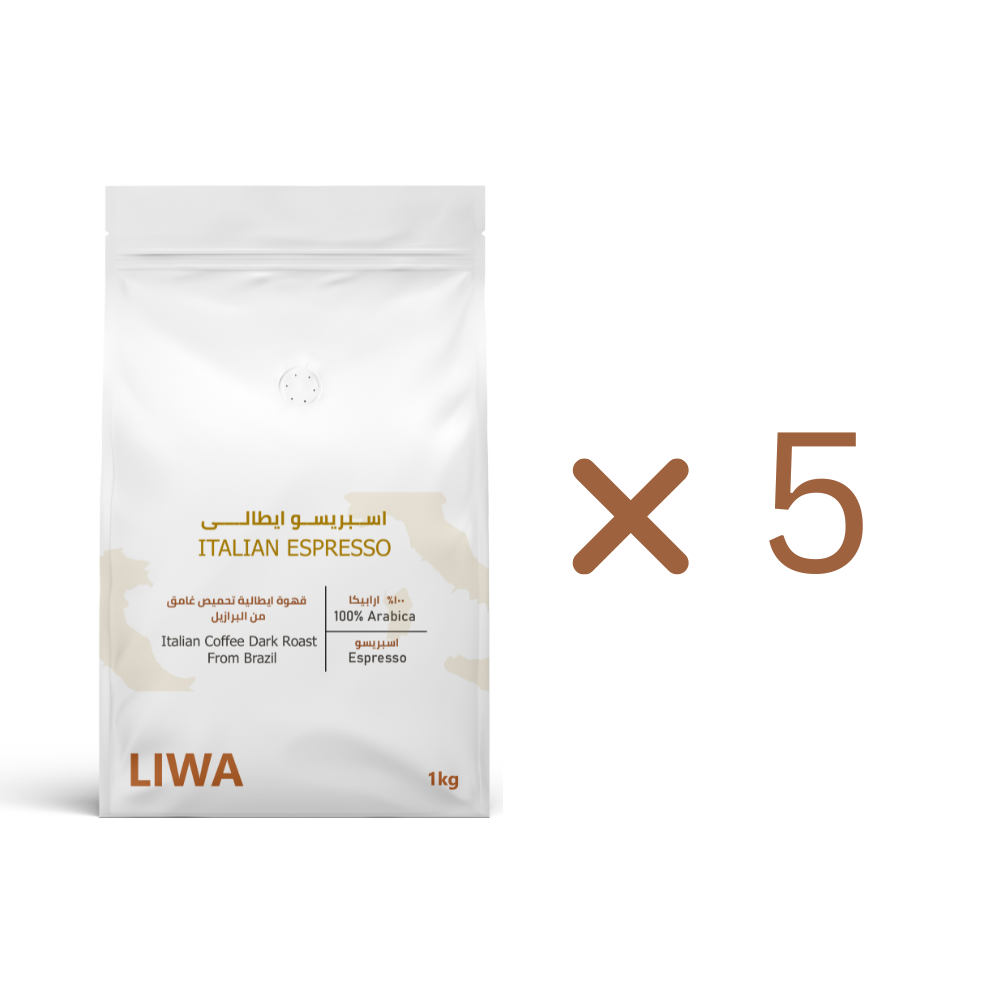 Italian Espresso 5kg & 10kg - Premium from Liwa Coffee Roastery - Just Dhs. 297! Shop now at Liwa Coffee Roastery