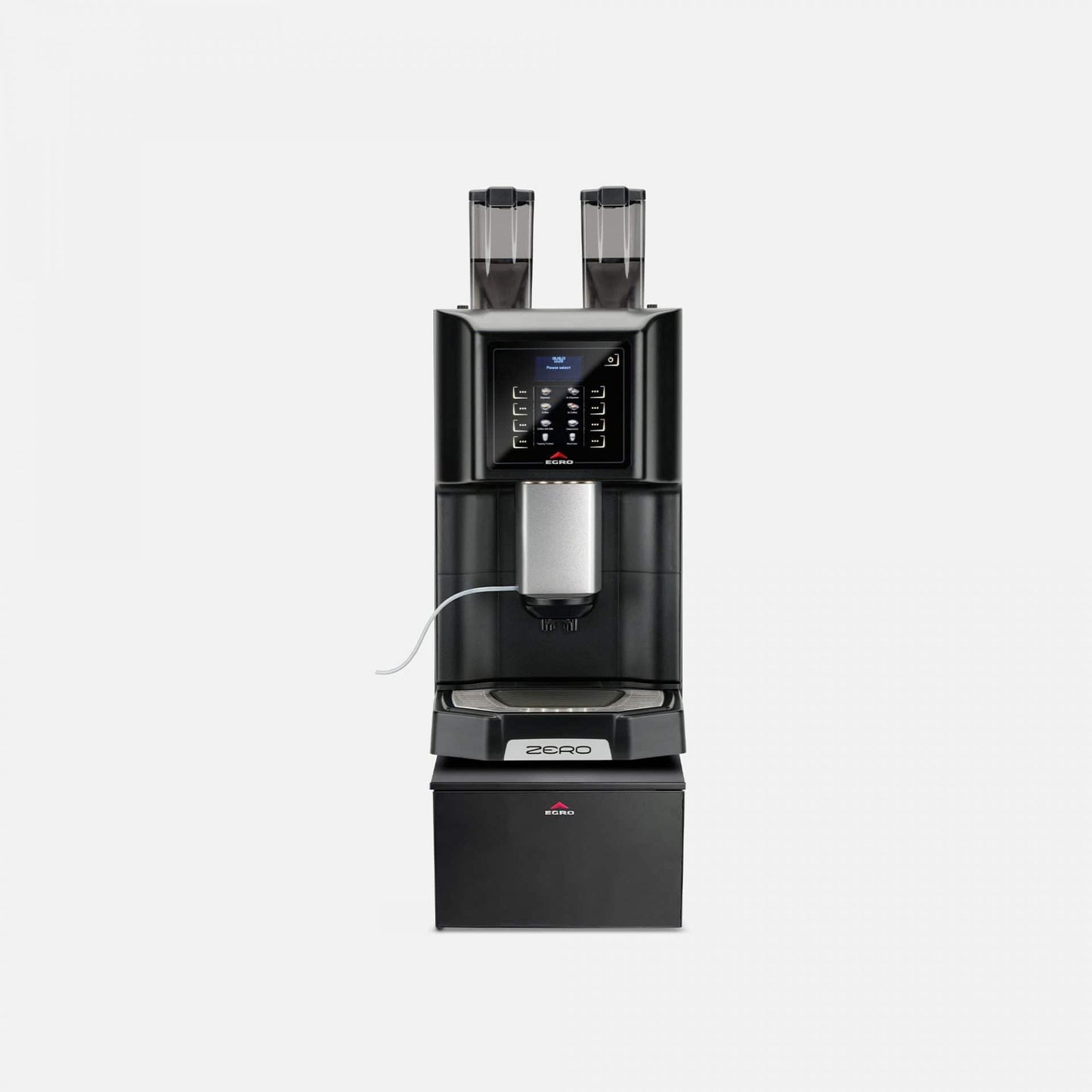 EGRO ZERO QUICK MILK BLACK Includes: Quick Milk Fridge + Chocolate Hopper and Hot Water Bypass. - Premium from RANCILIO - Just Dhs. 37485! Shop now at Liwa Coffee Roastery