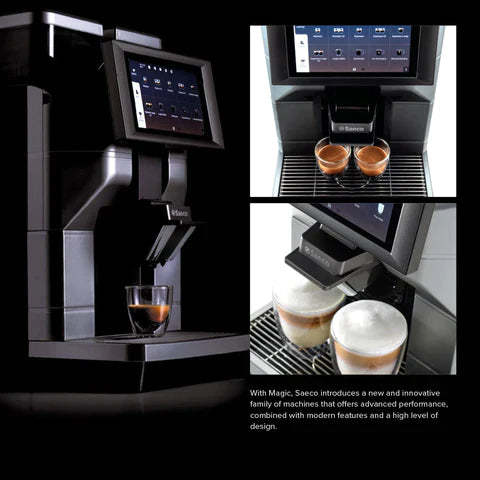 Saeco Magic M2, Automatic Espresso Machine with FR7L Fridge - Premium Coffee Machines from Liwa Coffee Roaster - Just Dhs. 13900! Shop now at Liwa Coffee Roastery