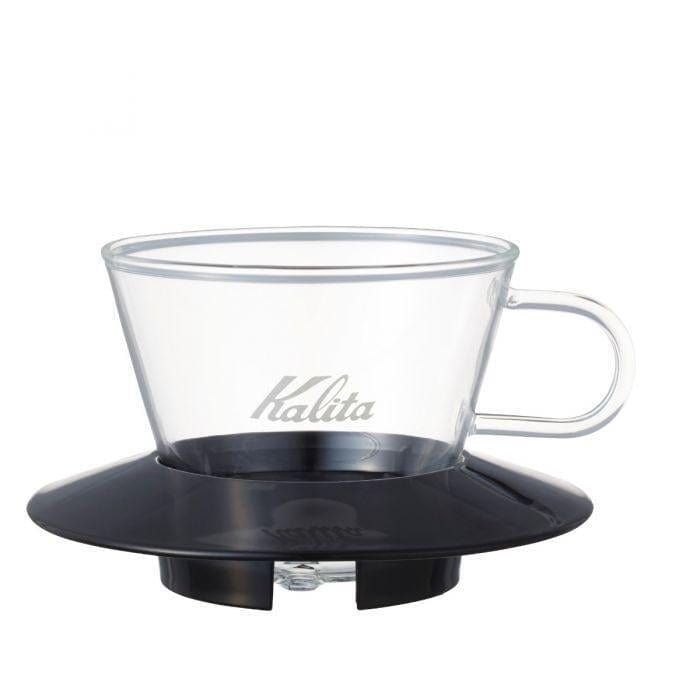 Kalita Glass Wave Dripper (Black) - Premium Coffee Tools from KALITA - Just Dhs. 120! Shop now at Liwa Coffee Roastery