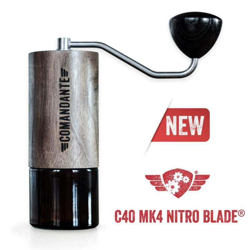Comandante C40 Mk4 NITRO BLADE (ONLY BLACK AVAILABLE) - Premium Coffee Tools from COMANDANTE - Just Dhs. 1103! Shop now at Liwa Coffee Roastery