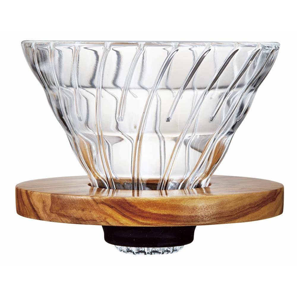 Hario V60 02 Glass and Olive Wood