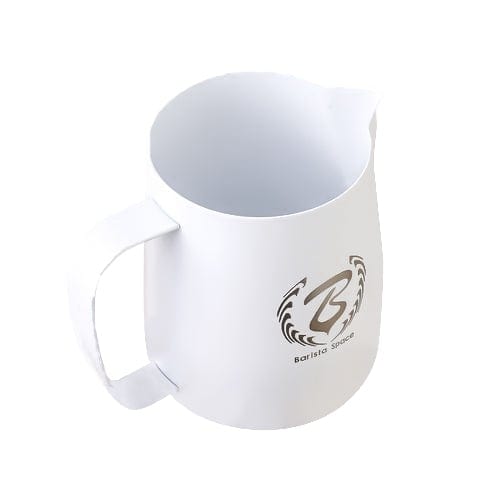 Barista Space Pitcher 1.0 Teflon White - Premium Coffee Tools from BARISTA SPACE - Just Dhs. 123! Shop now at Liwa Coffee Roastery