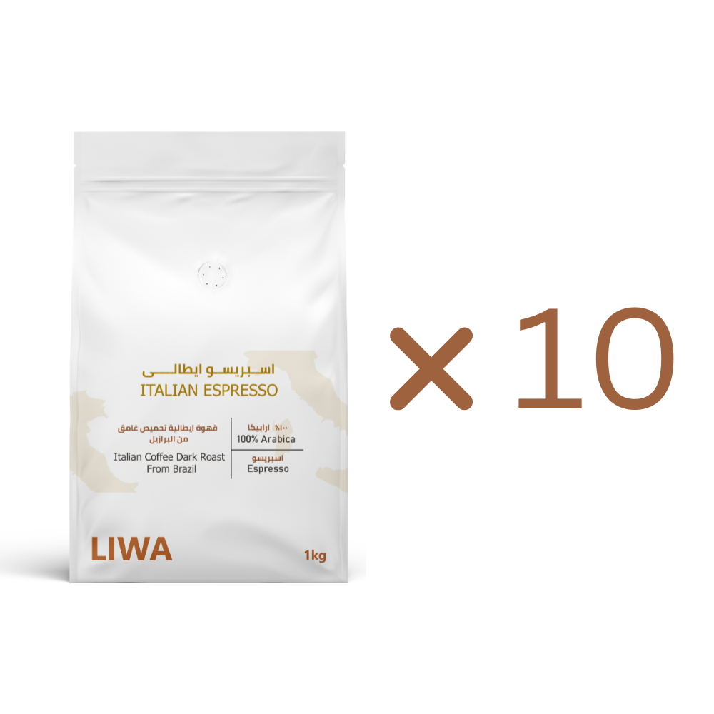 Italian Espresso 5kg & 10kg - Premium  from Liwa Coffee Roastery - Just Dhs. 297! Shop now at Liwa Coffee Roastery